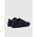 Genuine Leather Navy Blue Men's Sports Shoes