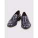 Genuine Leather Navy Blue Classic Men's Shoes