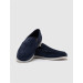Genuine Leather Navy Blue Suede Men's Casual Shoes