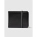 Genuine Leather Elastic Black Men's Wallet