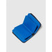 محفظة نسائية جلد طبيعي أزرق بسحاب