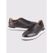 Genuine Leather Seasonal Black Lace-Up Men's Casual Shoes