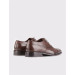 Genuine Leather Neolith Sole Brown Lace-Up Men's Classic Shoes