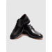 Genuine Leather Black Lace-Up Men's Classic Shoes