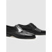 حذاء كلاسيك رسمي رجالي جلد طبيعي أسود