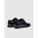 حذاء رجالي رسمي جلد طبيعي أسود برباط