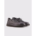 Genuine Leather Black Lace-Up Men's Casual Shoes