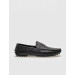 Genuine Leather Men's Loafers With Black Belt