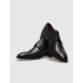 Genuine Leather Black Leather Injection Sole Men's Shoes