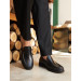 Genuine Leather Black Seasonal Men's Casual Shoes