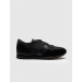 Genuine Leather Black Suede Lace-Up Men's Sports Shoes