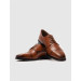 Genuine Leather Tan Laced Men's Classic Shoes