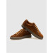 Genuine Leather Tan Suede Laced Men's Sports Shoes