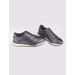 Genuine Leather Thermo Sole Navy Blue Men's Sports Shoes