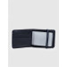 Card Holder Compartment Genuine Leather Navy Blue Men's Wallet
