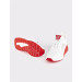 Red Sole White Men's Sports Shoes