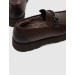 Shearling Genuine Leather Brown Men's Casual Shoes