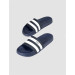 Navy Blue - White Rubber Sole Men's Slippers