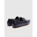 Navy Blue Genuine Leather Men's Loafer Shoes