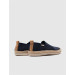 Navy Blue Straw Detailed Men's Casual Shoes