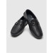 Buckle Detailed Genuine Leather Black Men's Loafer Shoes