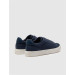 Knitwear Navy Blue Lace-Up Men's Sports Shoes