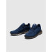 Knitwear Navy Blue Lace-Up Men's Sports Shoes
