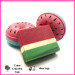 Freshness Package With Watermelon Scent Of 3 Pieces (1 Natural Turkish Soap + 2 Foaming Bath Balls)