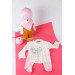 0-3 Months Baby Girl Pink I Love You 5 Piece Set
