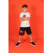 03-08 Years Old Boy Red-White Shorts Set