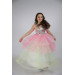04-08 Years Girl Child Colorful Sequin Princess Evening Dress