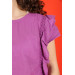 04 - 14 Age Girl Purple Ruffled Sleeved Blouse