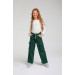 04-14 Years Old Girl Petrol Green Color Trousers