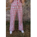 05-14 Years Old Girl Red Color Vest Trousers Set
