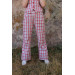05-14 Years Old Girl Red Color Vest Trousers Set