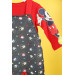 06-24 Months Baby Boy Navy Blue-Red Mickey Licensed Loose Suit