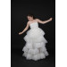 07-15 Years Old Girl Model Evening Dress In Cream Glass