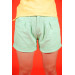08-14 Years Old Girl Pleated Mint Green Shorts