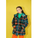 08-14 Years Old Girls Colorful Plush Coat