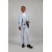 09 - 14 Years Boys Blue Collar Detailed Jacket Suit