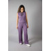 Ages 09-14 Purple Evening Dress Trousers Blouse Set