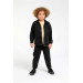 12 Months - 05 Years Old Boy Black Double Pocket Style Shirt