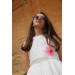 2-14 Years Old Girl White Evening Dress