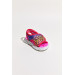 حذاء رياضي للبنات حديثي الولادة لون زهري بمقاسات بين 21 - 25
