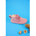 Number 21-30 Vicco Fluff Girl's Pink Color Slippers