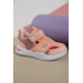حذاء رياضي للبنات حديثي الولادة لون وردي بمقاسات بين 22 - 30