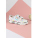 Number 26-30 Girls White Dino Shoes