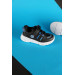 Number 26-30 Vicco Vito Lighted Boys Black/Sax Blue Sneakers