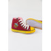 Size 26 - 35 Girls Claret Red Dustin Cookie Converse Shoes