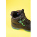 Size 31-35 Dudino Akı Boy's Black-Green Color Space Waterproof Boots
